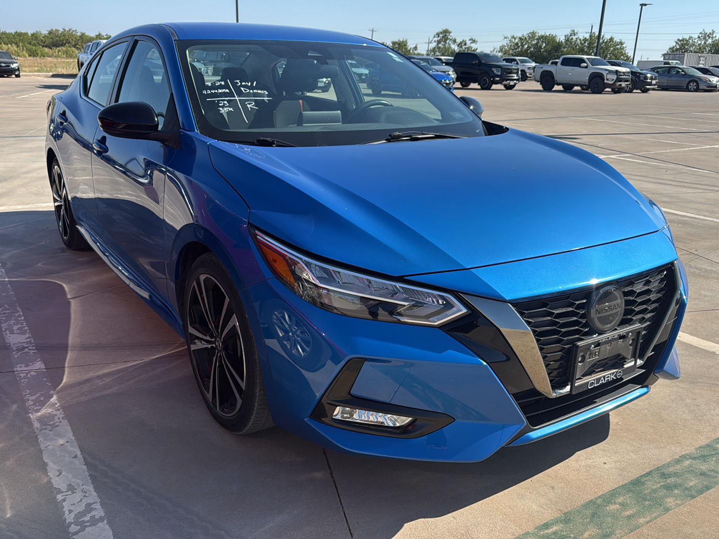 Electric Blue Metallic 2023 Nissan Sentra Sedan Front-Wheel Drive Continuously Variable Transmission