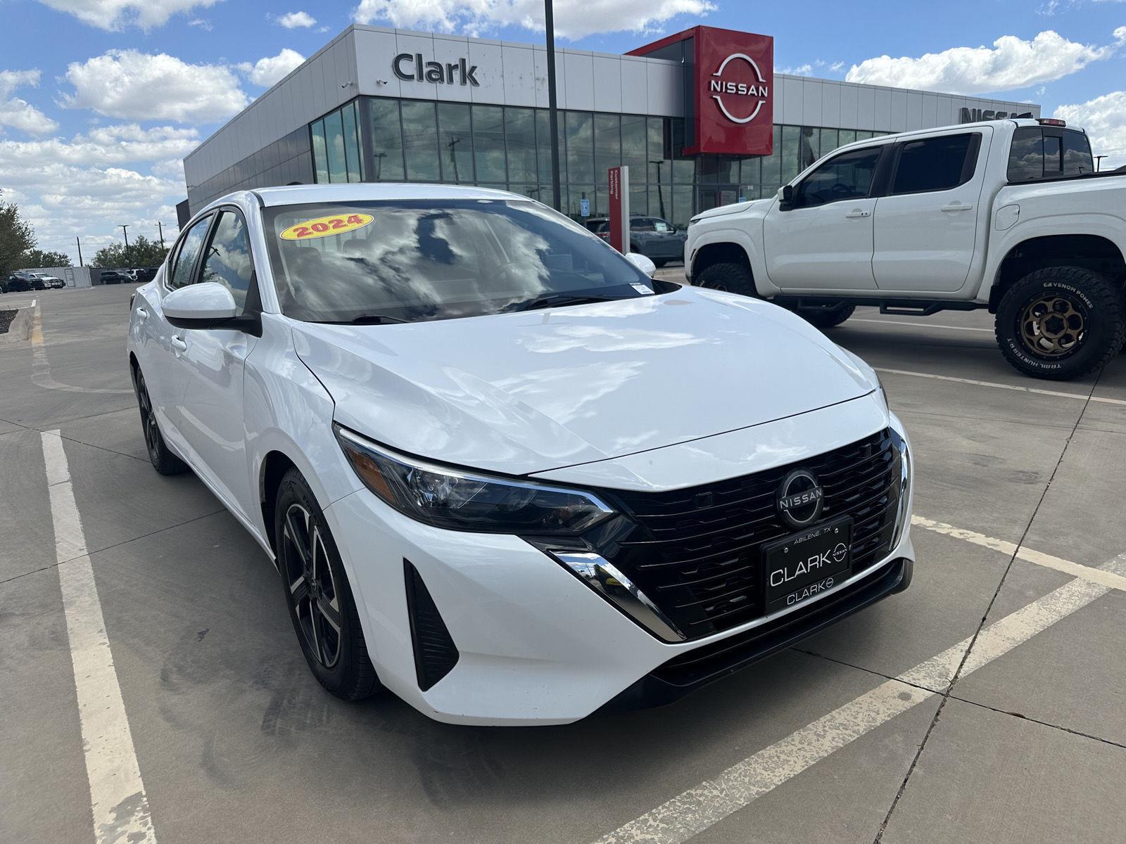 White (Fresh Powder) 2024 Nissan Sentra Sedan Front-Wheel Drive Continuously Variable Transmission