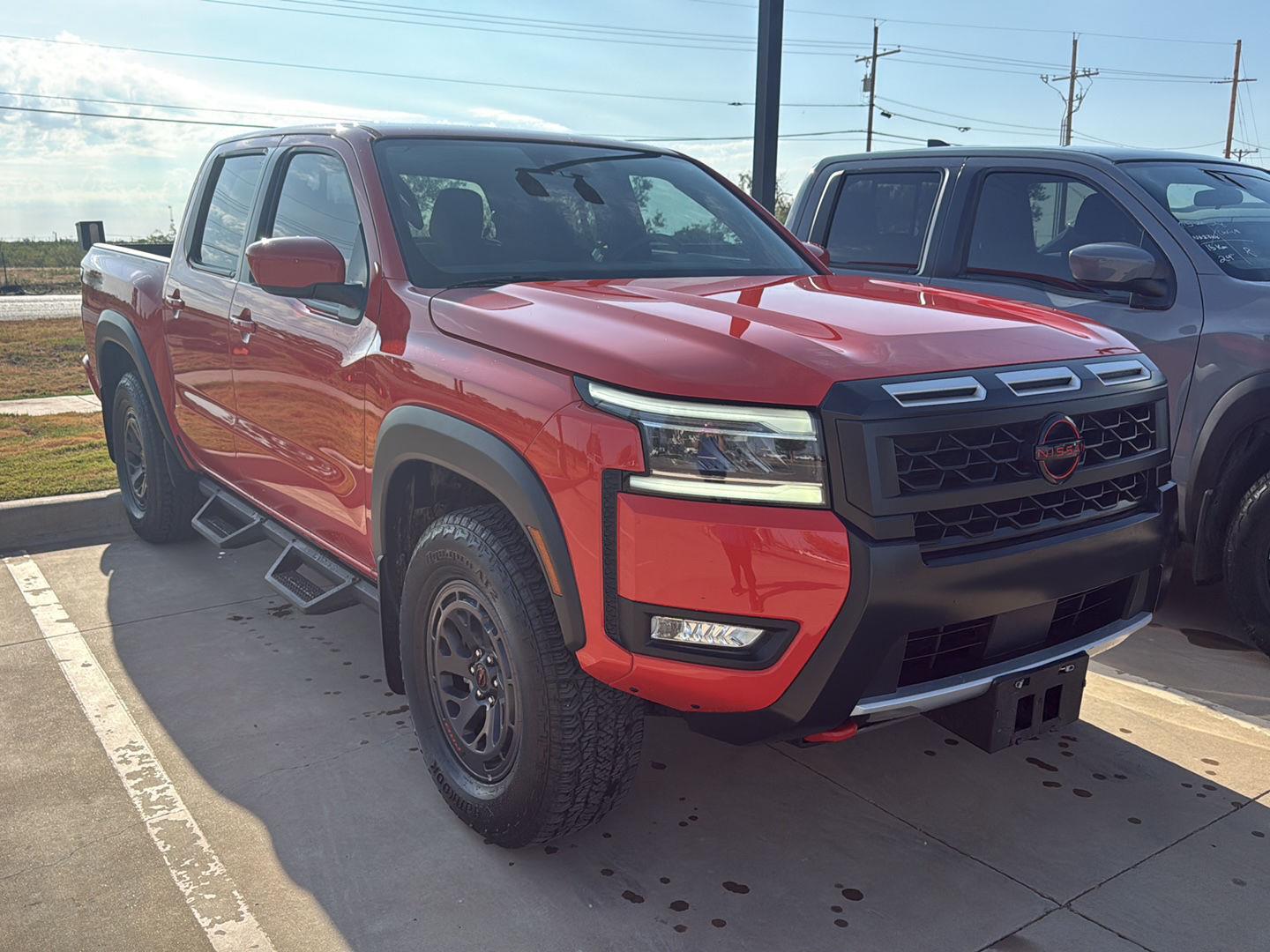 Afterburn Orange 2025 Nissan Frontier Pickup Truck Four-Wheel Drive Automatic