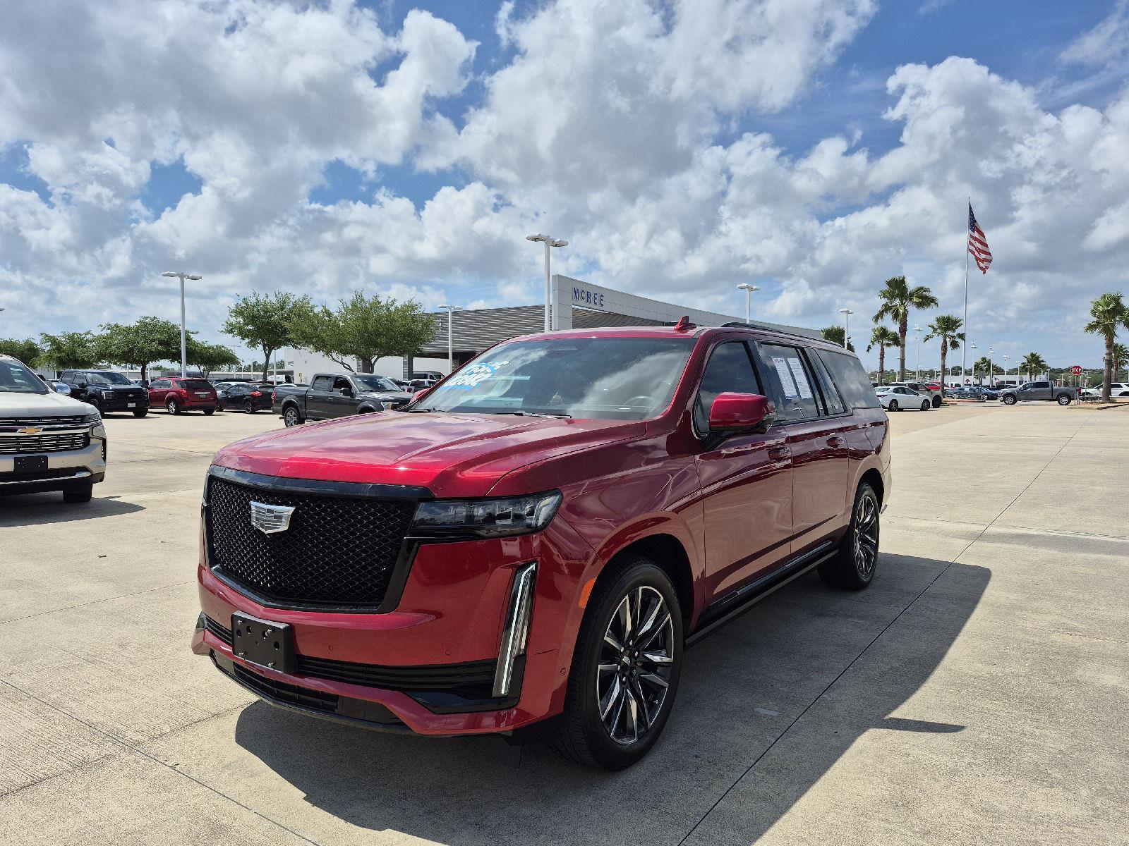 Radiant Red Tintcoat 2024 Cadillac Escalade ESV Sport 4WD SUV / Crossover Four-Wheel Drive Automatic