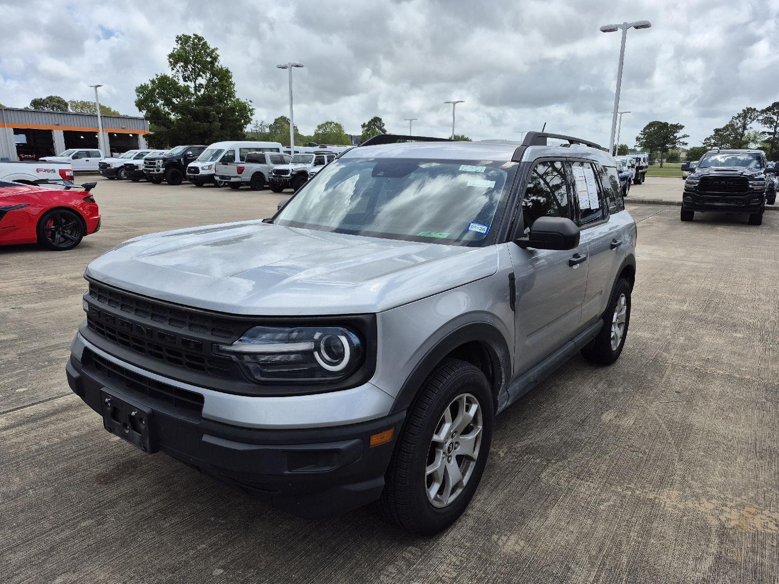 Iconic Silver 2022 Ford Bronco Sport AWD SUV / Crossover All-Wheel Drive 8-Speed Automatic