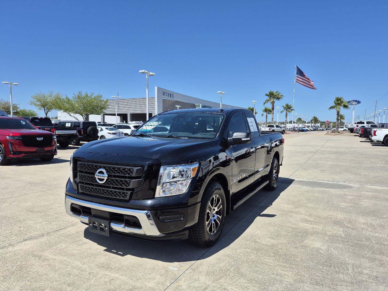 Super Black 2020 Nissan Titan SV King Cab RWD Pickup Truck 4X2 Automatic