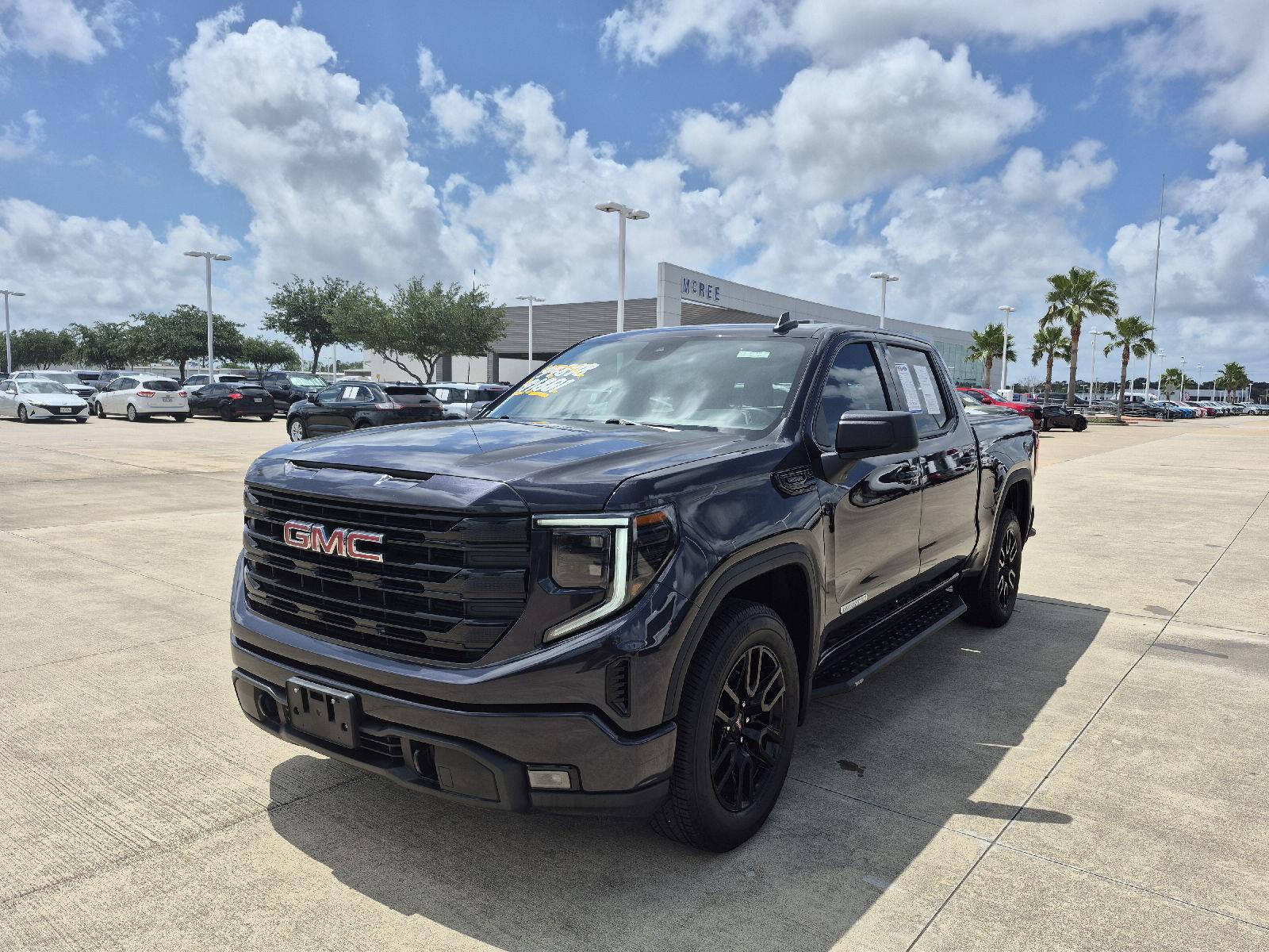 Titanium Rush Metallic 2025 GMC Sierra 1500 Elevation Crew Cab RWD Pickup Truck 4X2 8-Speed Automatic