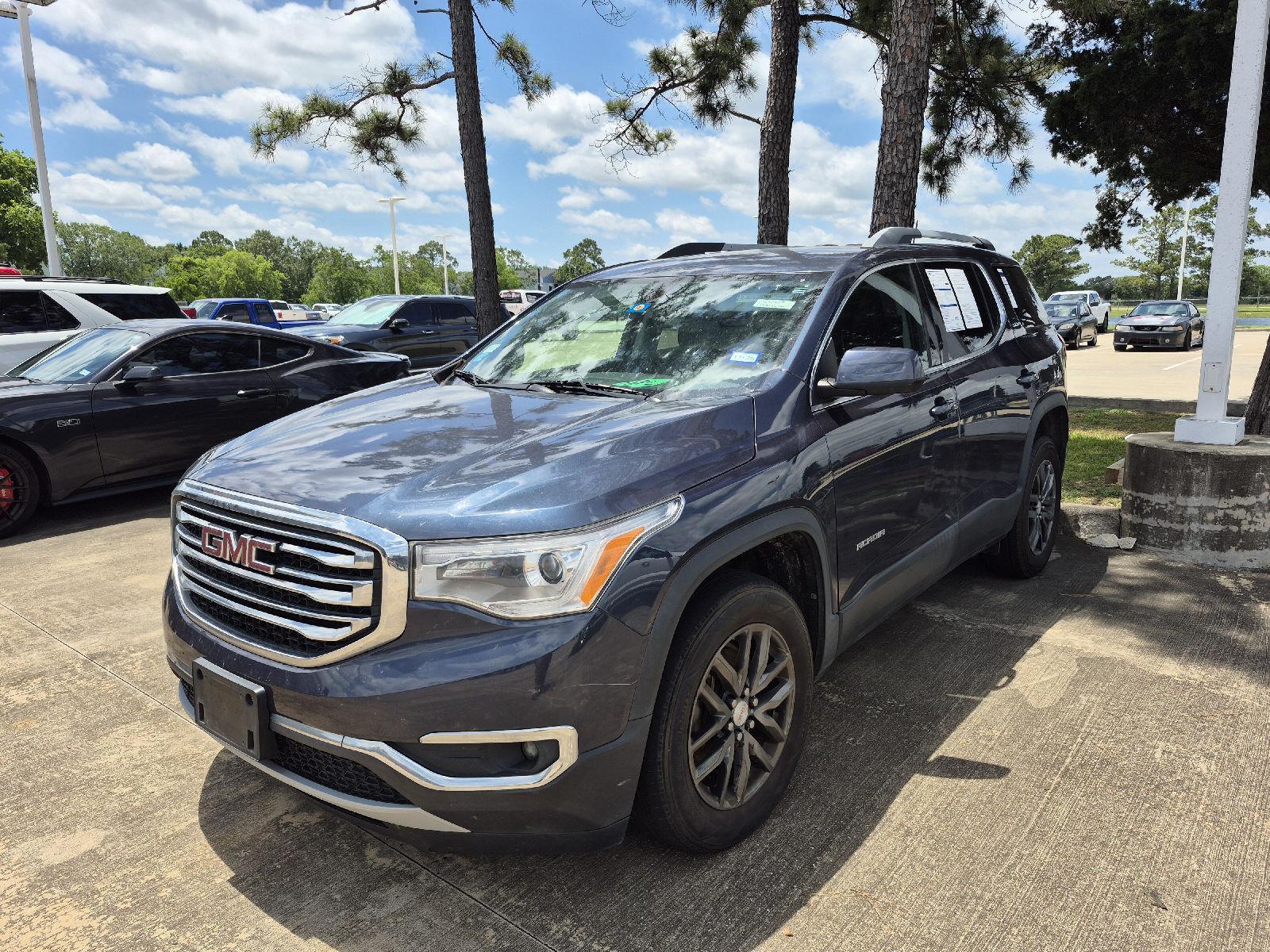 Blue Steel Metallic 2019 GMC Acadia SLT-1 FWD SUV / Crossover Front-Wheel Drive 6-Speed Automatic