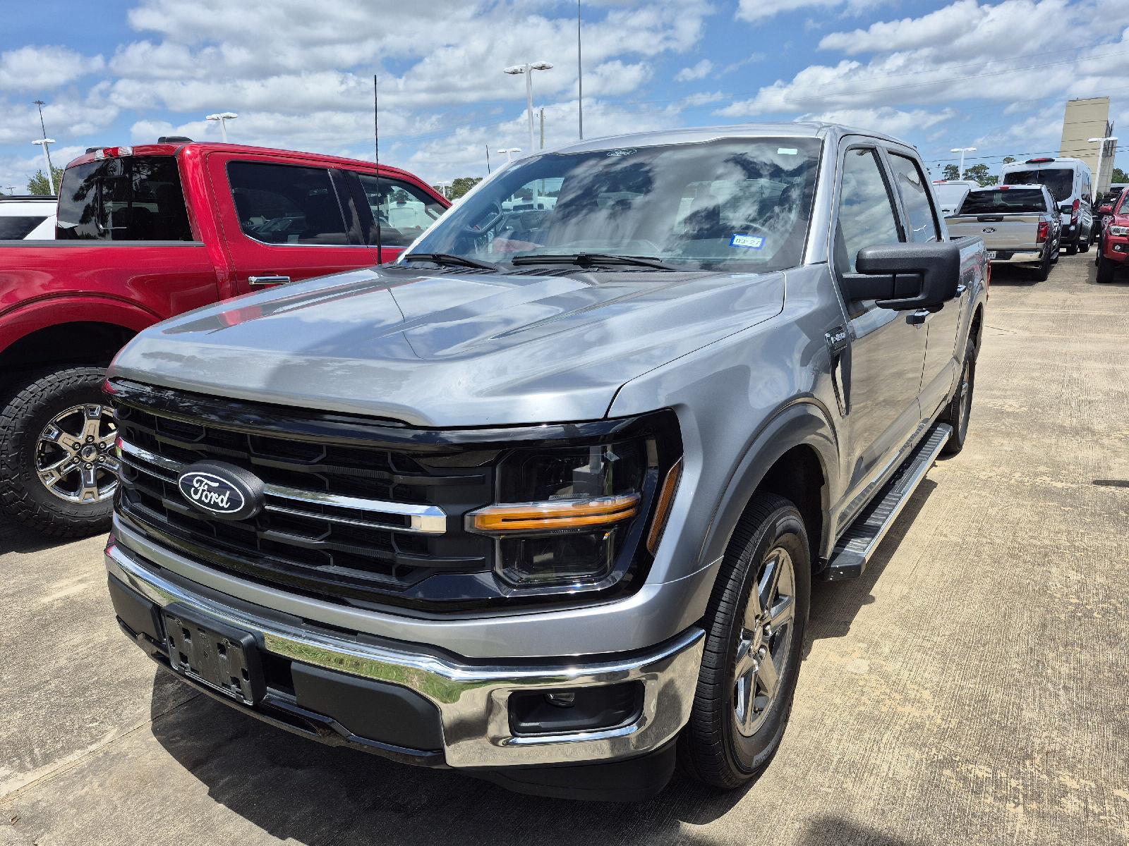 Iconic Silver 2024 Ford F-150 XLT SuperCrew RWD Pickup Truck 4X2 Automatic