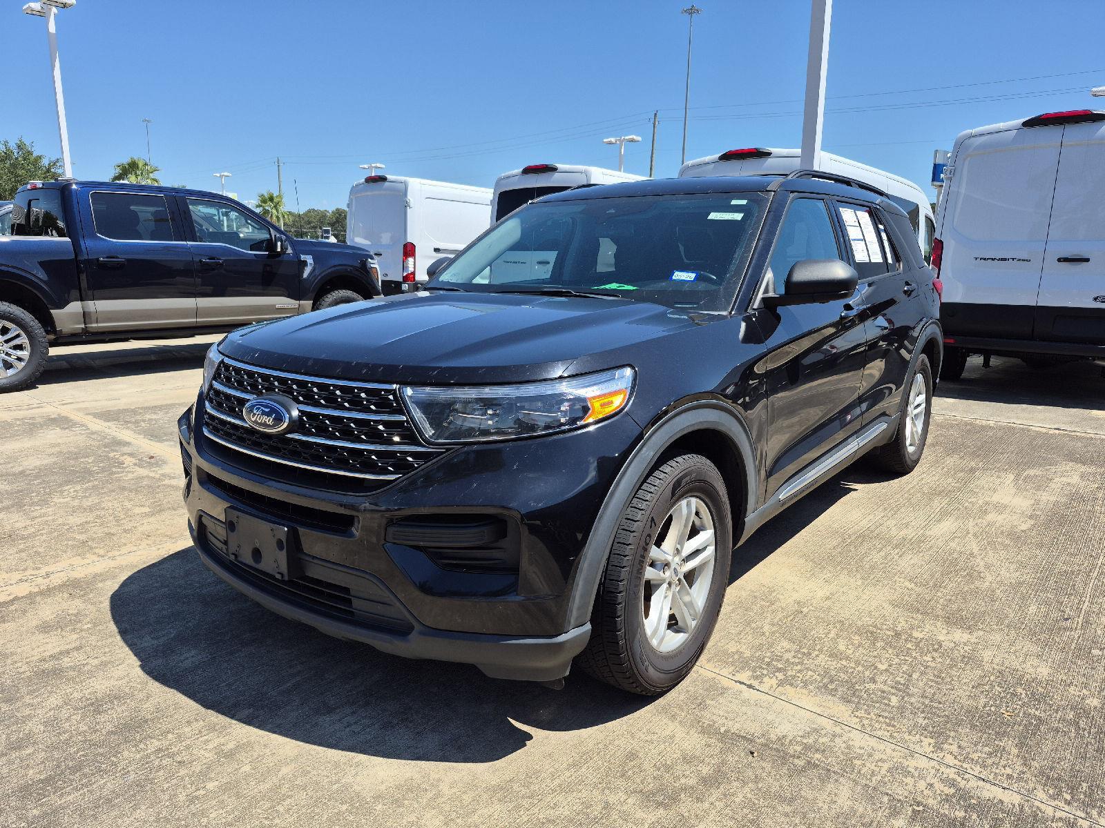 Agate Black 2022 Ford Explorer XLT RWD SUV / Crossover Rear-Wheel Drive Automatic
