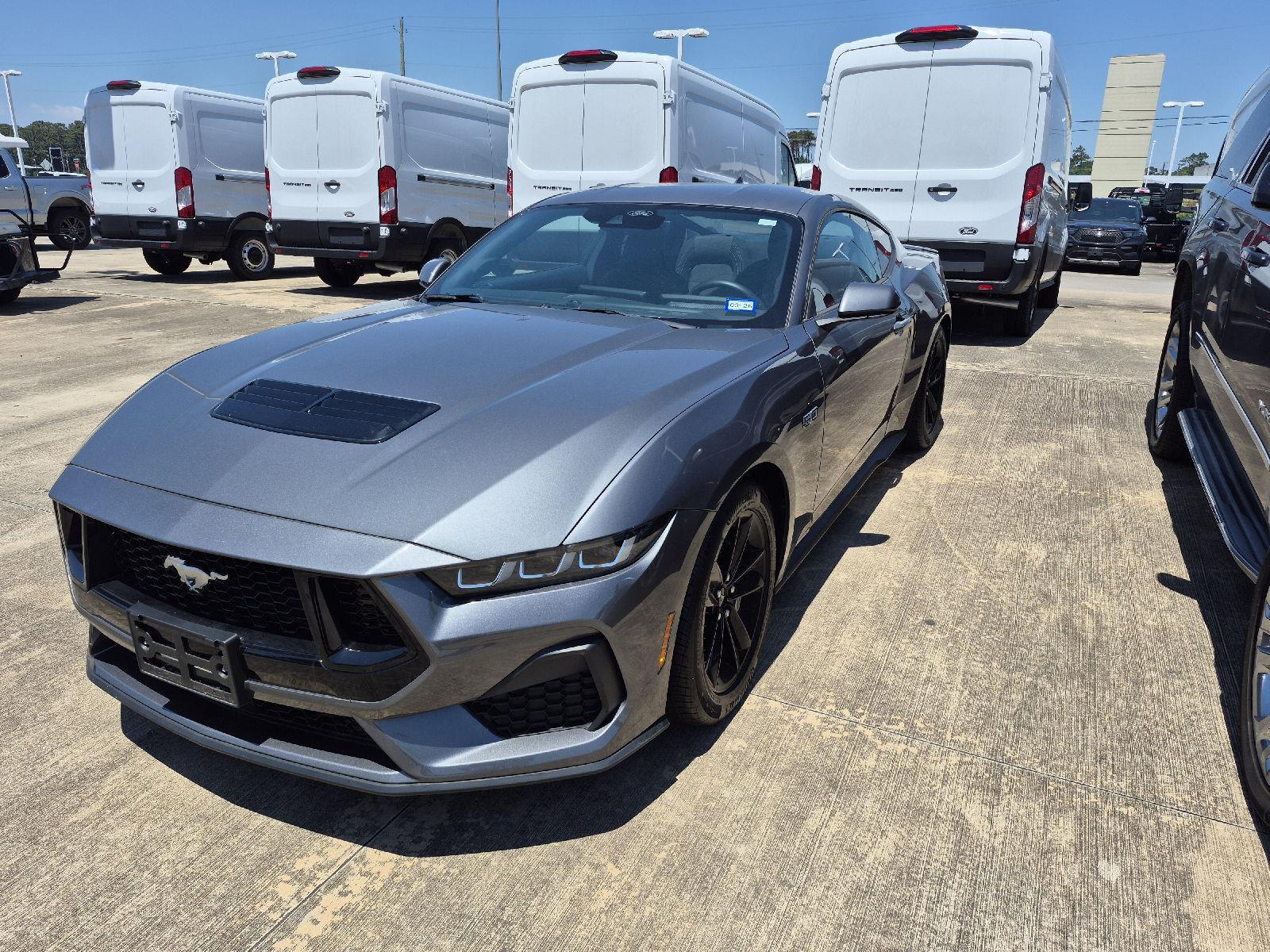 Carbonized Gray 2024 Ford Mustang GT Fastback RWD Coupe Rear-Wheel Drive Automatic