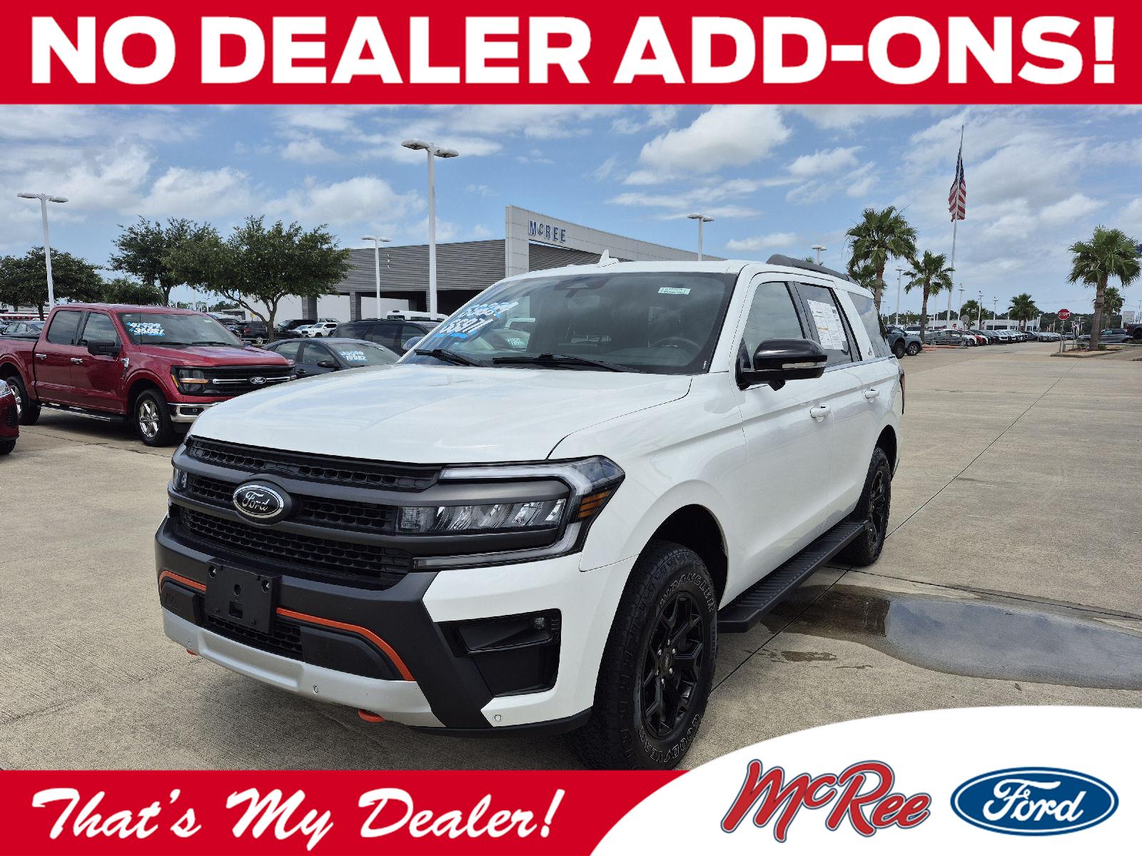 Star White Metallic Tri-Coat 2023 Ford Expedition SUV / Crossover Four-Wheel Drive Automatic