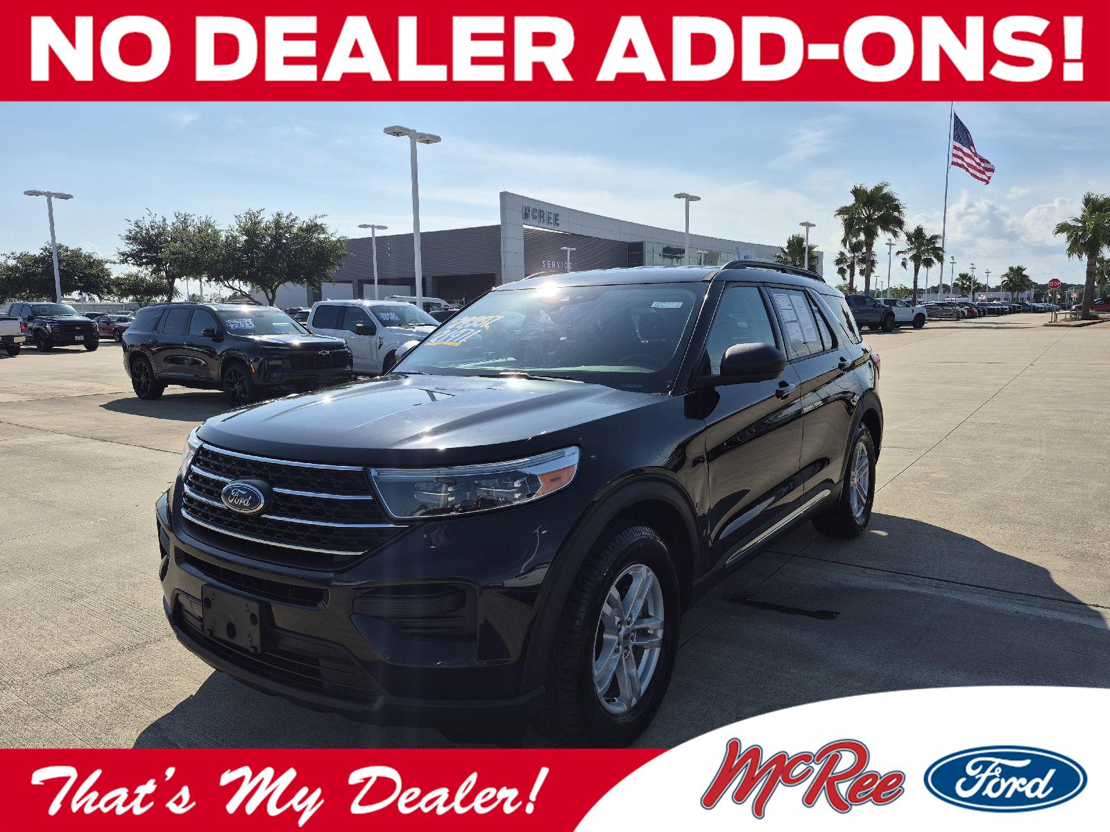 Agate Black 2022 Ford Explorer SUV / Crossover Rear-Wheel Drive Automatic