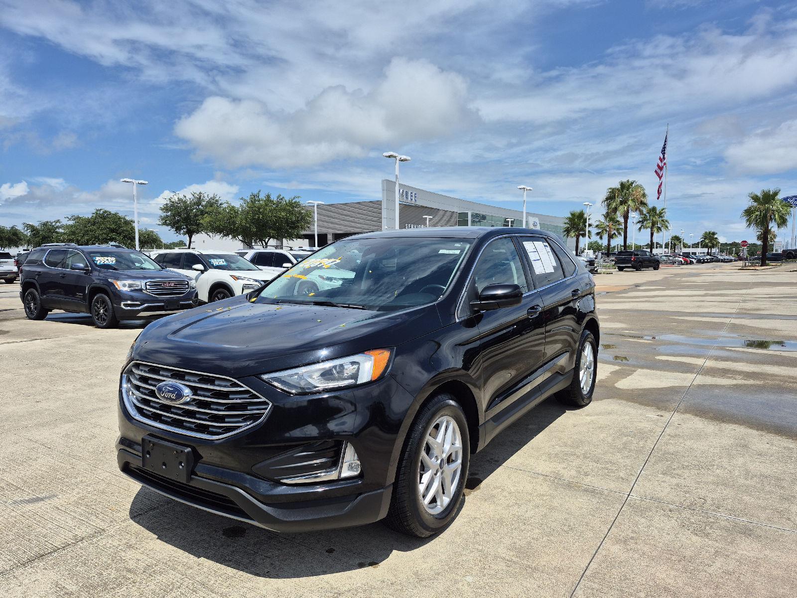 Agate Black 2022 Ford Edge SEL AWD SUV / Crossover All-Wheel Drive 8-Speed Automatic