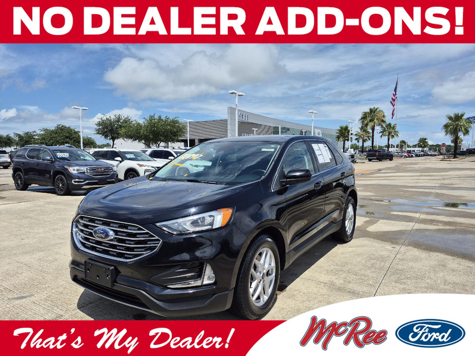 Agate Black 2022 Ford Edge SUV / Crossover All-Wheel Drive 8-Speed Automatic