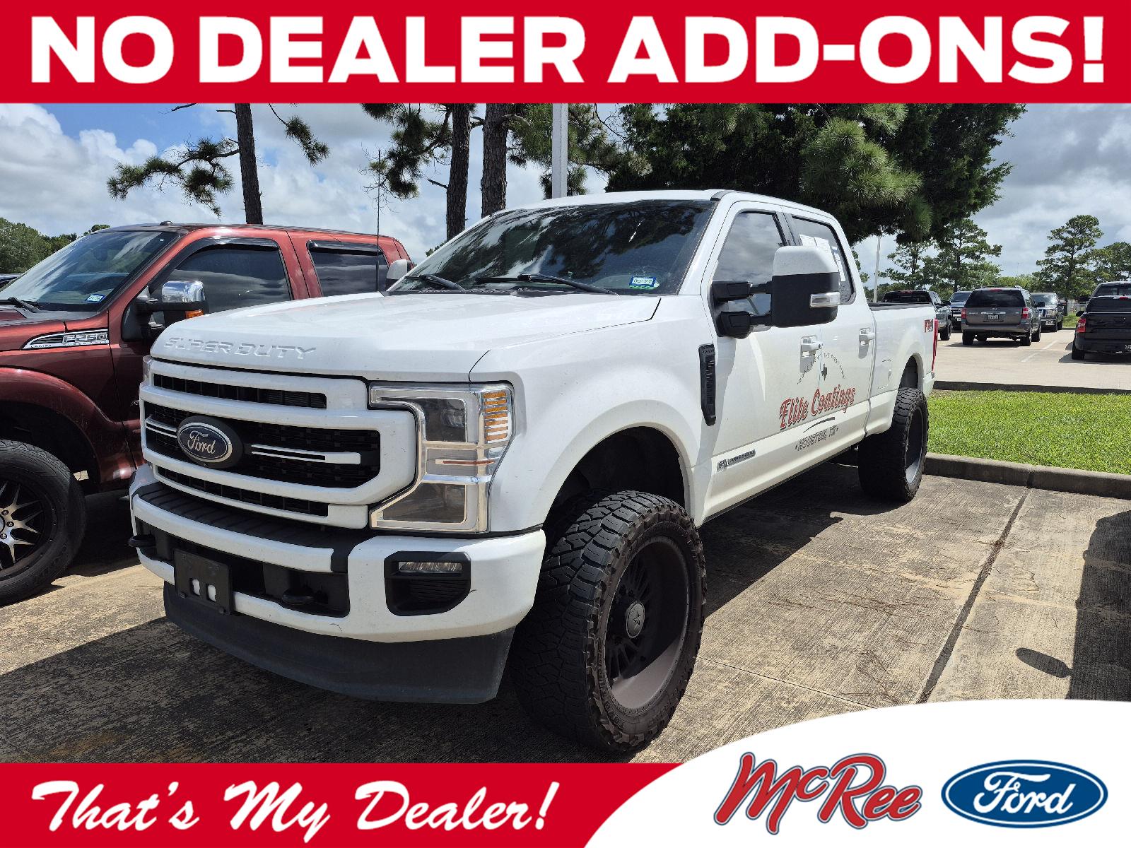 Oxford White 2022 Ford F-250 Super Duty Pickup Truck Four-Wheel Drive 6-Speed Automatic