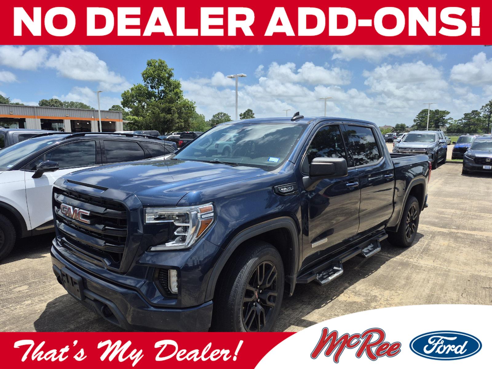 Pacific Blue Metallic 2020 GMC Sierra 1500 Pickup Truck 4X2 8-Speed Automatic