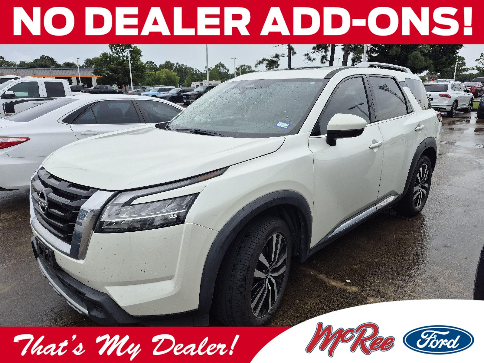 Pearl White Tricoat 2023 Nissan Pathfinder SUV / Crossover Front-Wheel Drive Automatic