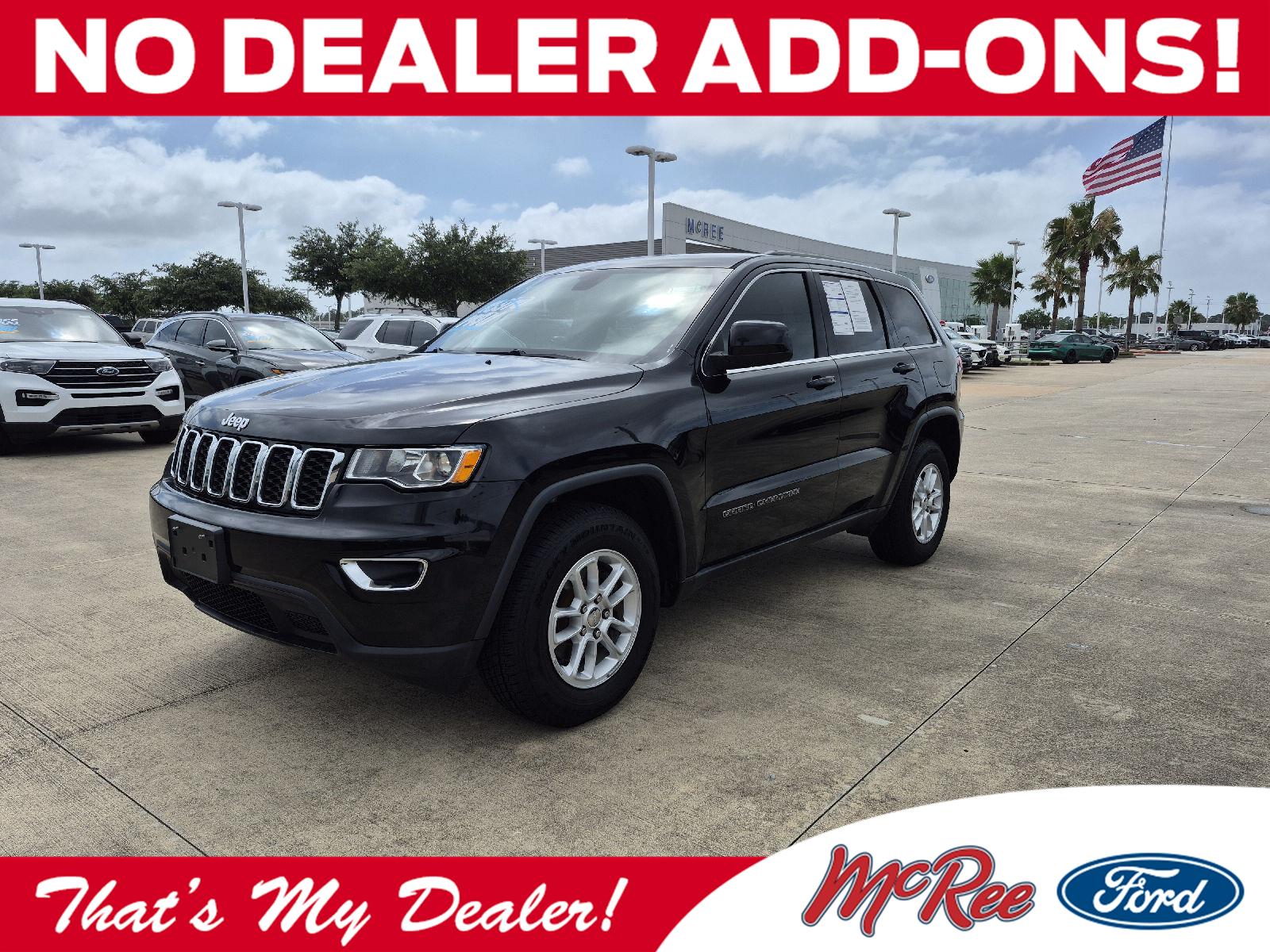 Diamond Black Crystal Pearlcoat 2019 Jeep Grand Cherokee SUV / Crossover Four-Wheel Drive 8-Speed Automatic