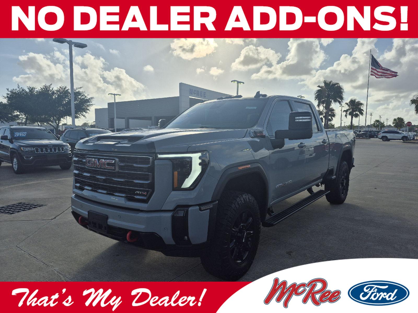 Thunderstorm Gray 2025 GMC Sierra 2500HD Pickup Truck Four-Wheel Drive Automatic