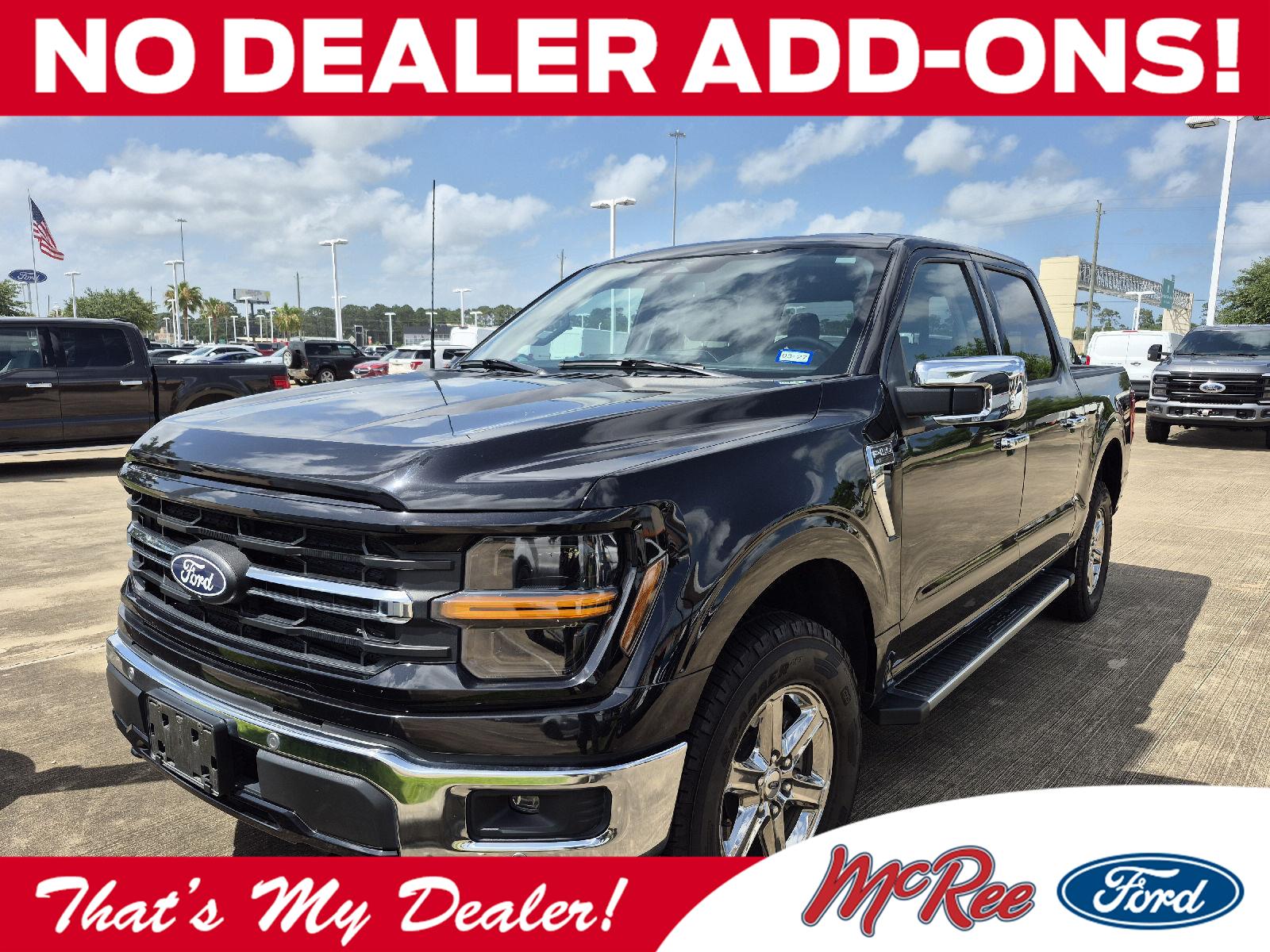 Agate Black 2024 Ford F-150 Pickup Truck Four-Wheel Drive Automatic