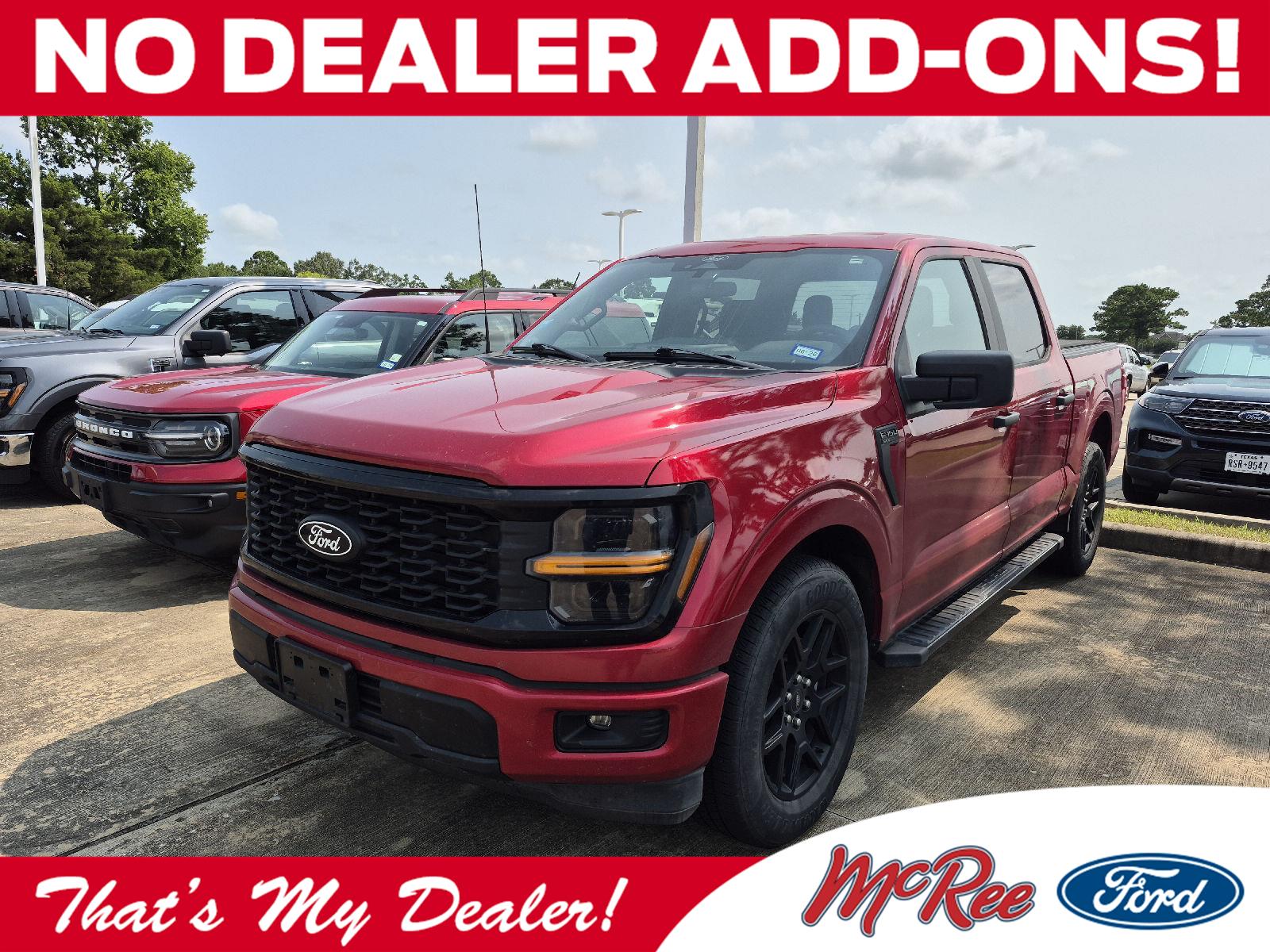 Rapid Red Metallic Tinted Clearcoat 2024 Ford F-150 Pickup Truck 4X2 Automatic