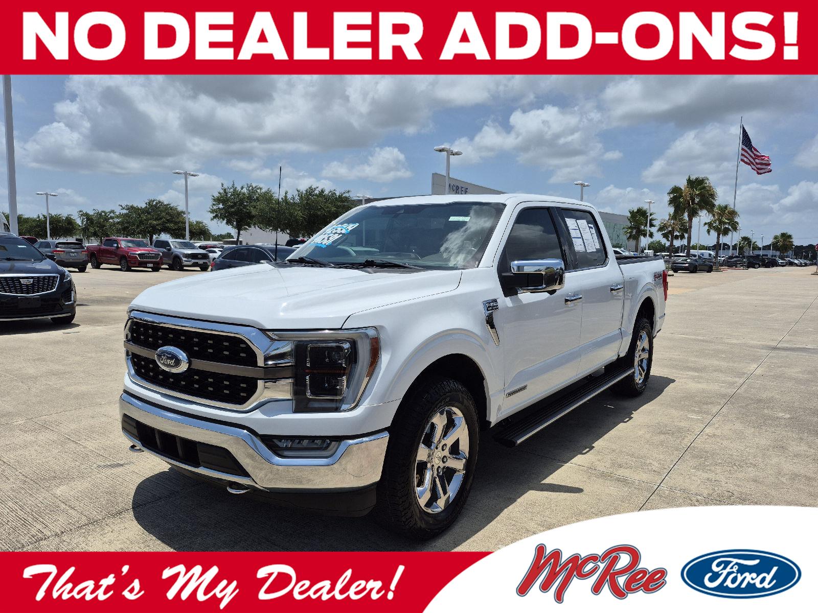 Oxford White 2021 Ford F-150 Pickup Truck Four-Wheel Drive Automatic