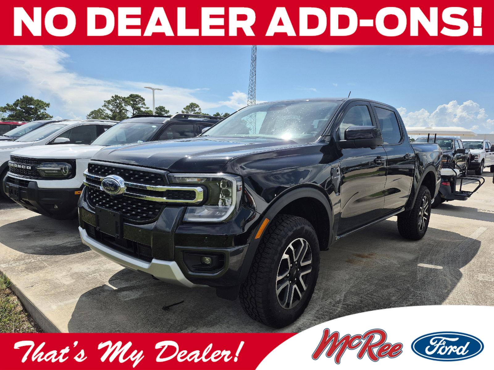 Shadow Black 2026 Ford Ranger Pickup Truck Four-Wheel Drive Automatic