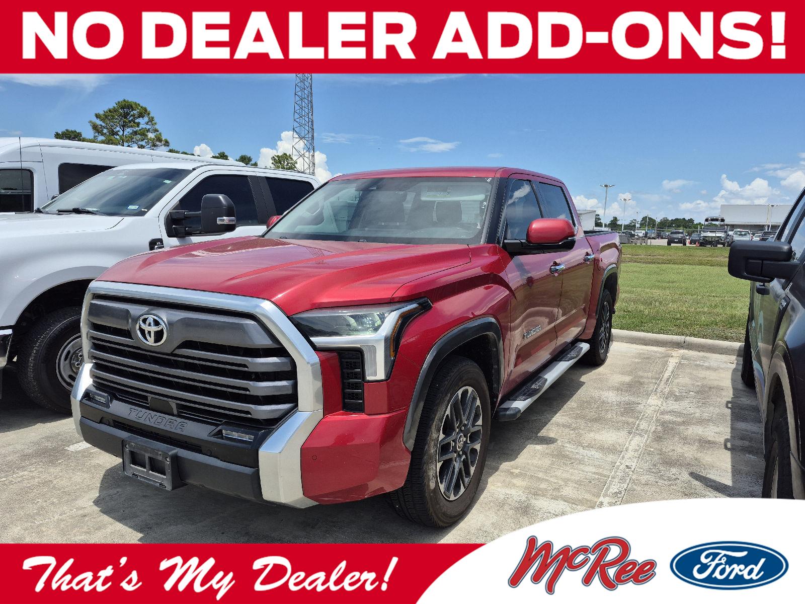 Supersonic Red 2022 Toyota Tundra Pickup Truck 4X2 Automatic