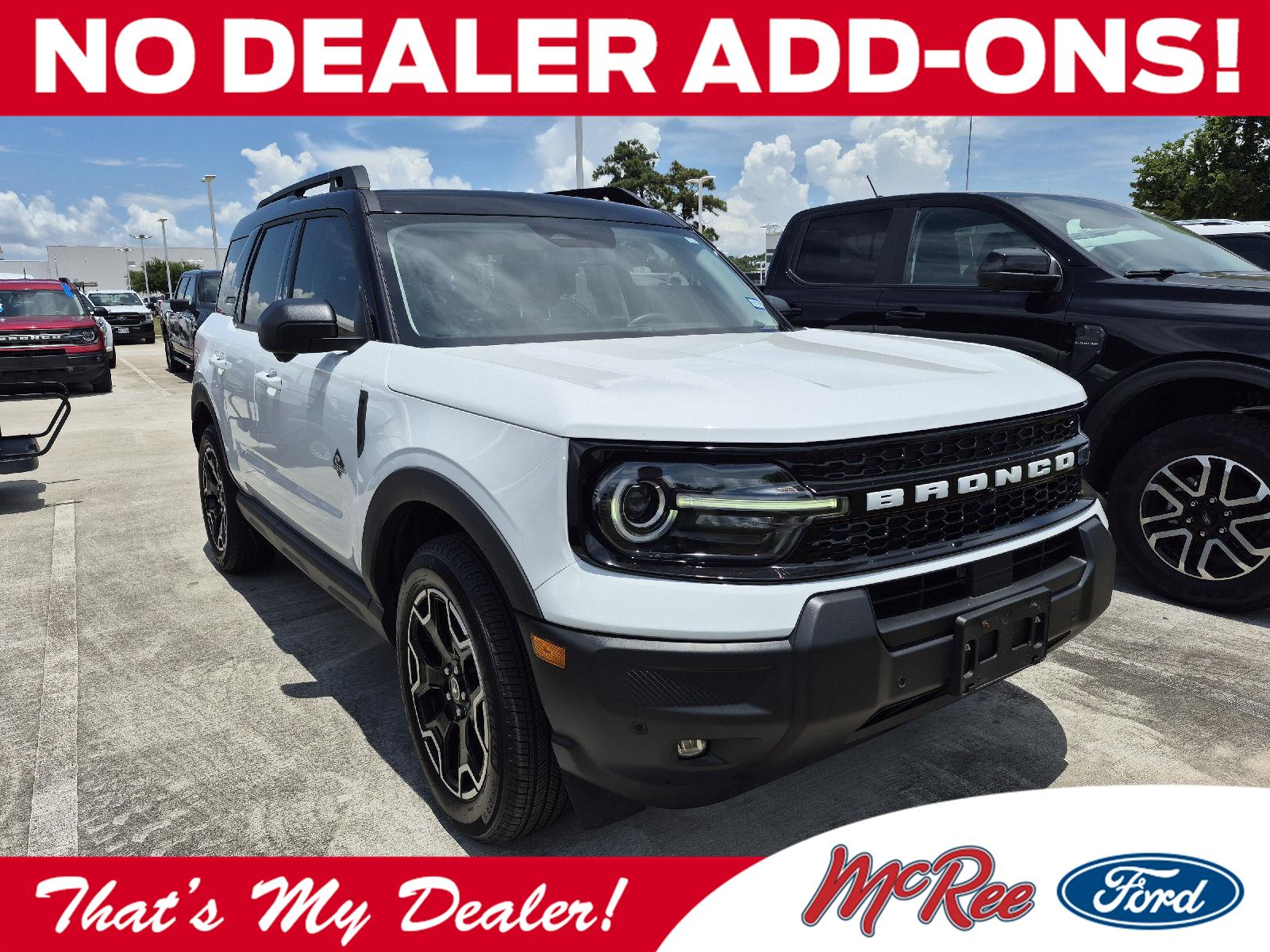 Oxford White 2025 Ford Bronco Sport SUV / Crossover All-Wheel Drive 8-Speed Automatic