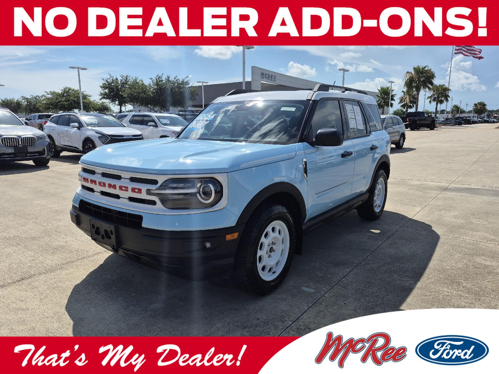 Robins Egg Blue 2023 Ford Bronco Sport SUV / Crossover All-Wheel Drive 8-Speed Automatic