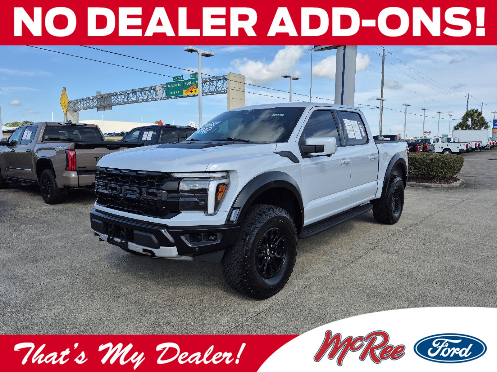 Space White 2025 Ford F-150 Pickup Truck Four-Wheel Drive Automatic