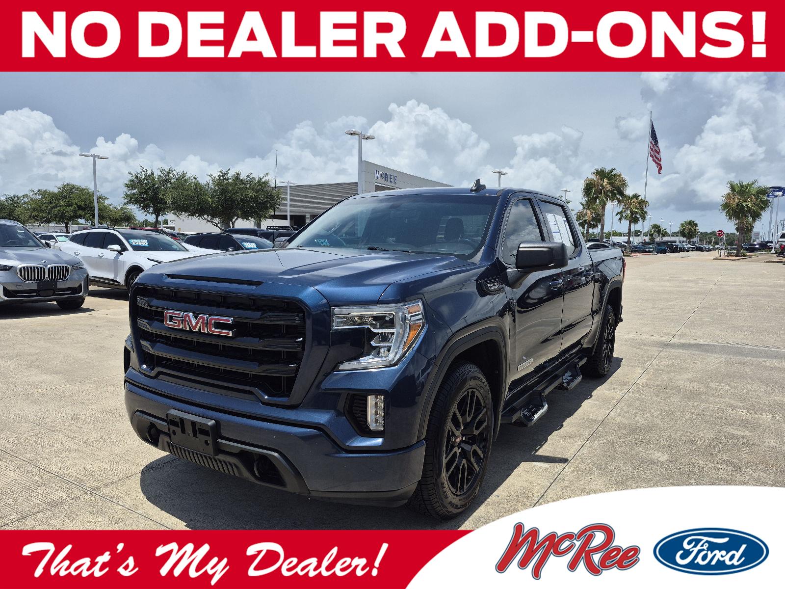 Pacific Blue Metallic 2020 GMC Sierra 1500 Pickup Truck 4X2 8-Speed Automatic