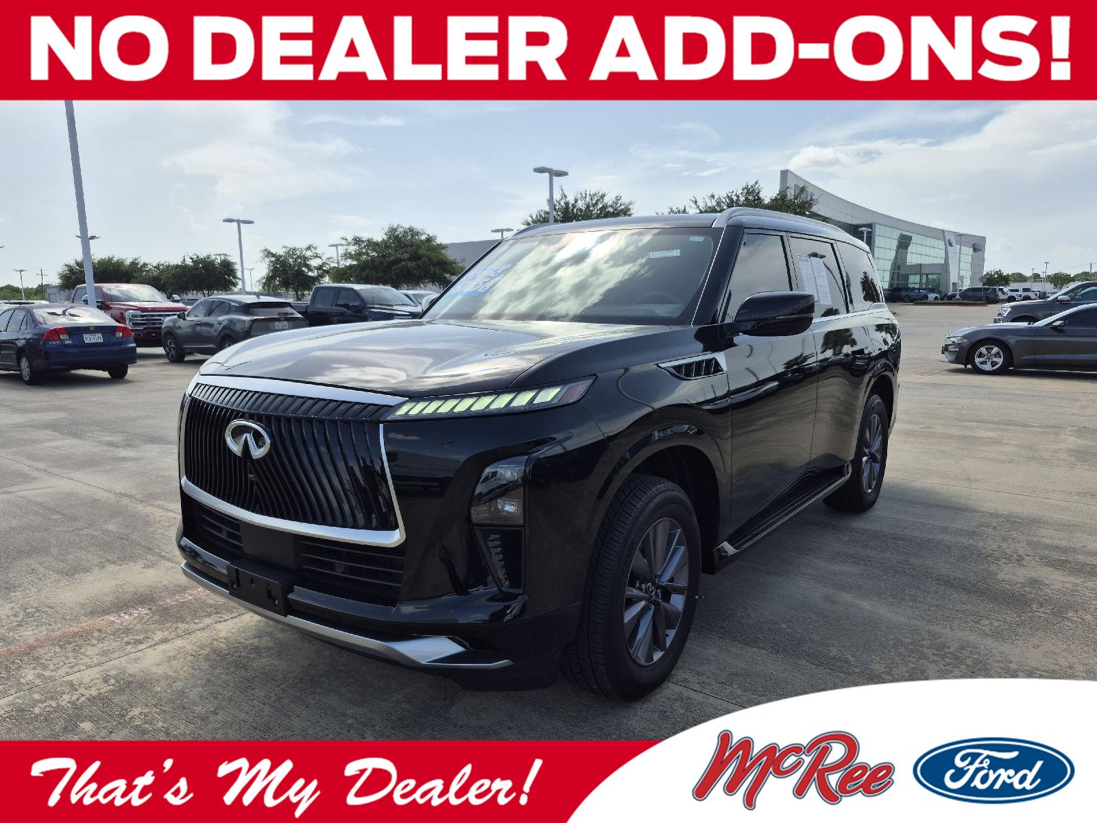 Black Obsidian 2025 INFINITI QX80 SUV / Crossover Rear-Wheel Drive Automatic