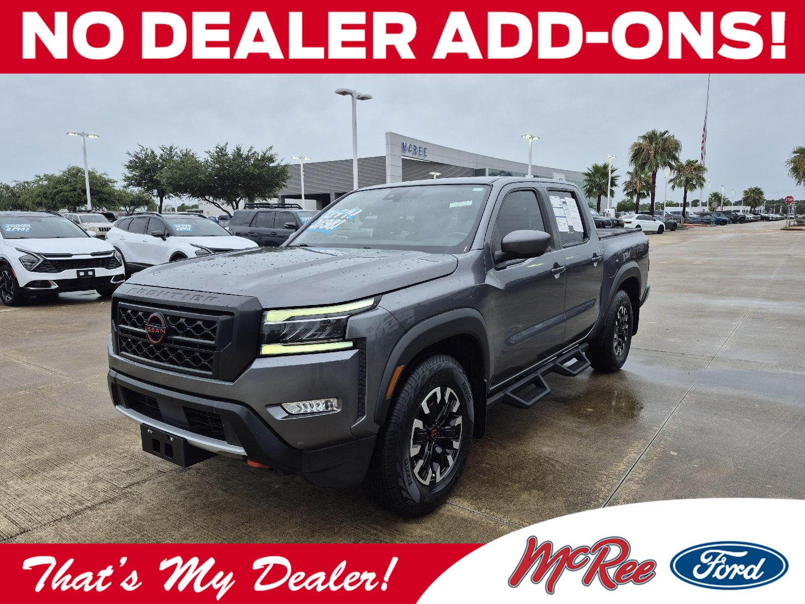 Gray (Gun Metallic) 2024 Nissan Frontier Pickup Truck 4X2 Automatic