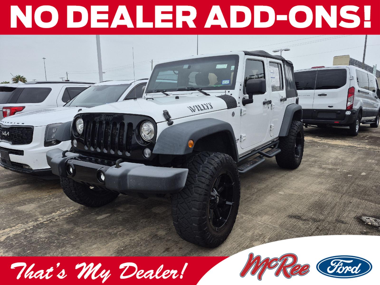 Bright White Clearcoat 2017 Jeep Wrangler SUV / Crossover Four-Wheel Drive 5-Speed Automatic