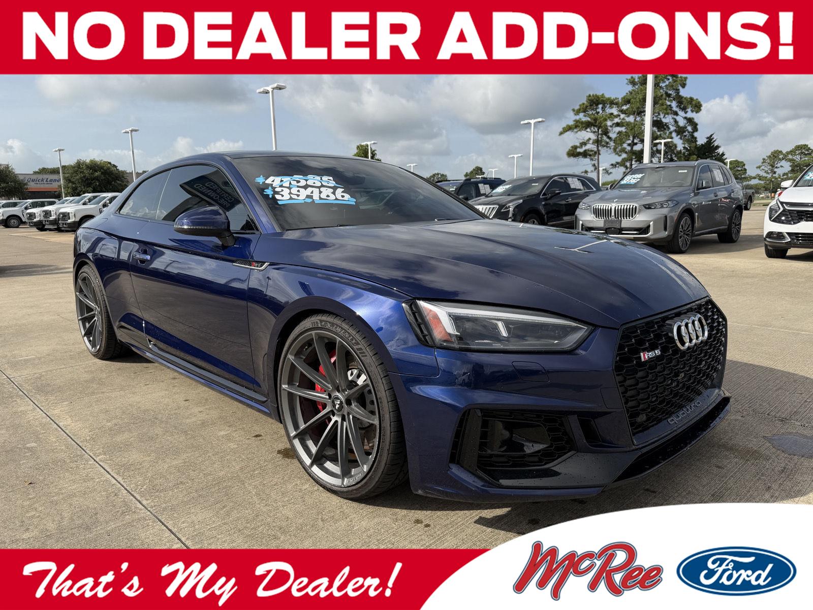 Navarra Blue Metallic 2018 Audi RS 5 Coupe All-Wheel Drive Automatic