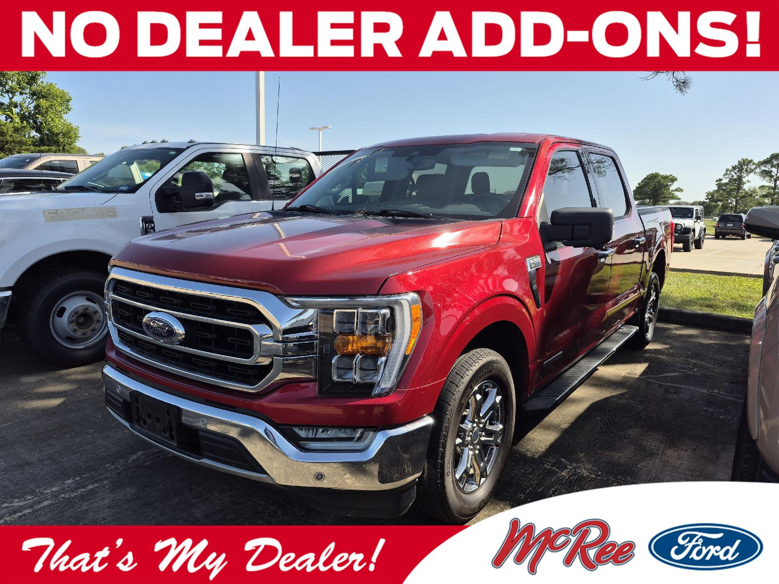 Rapid Red Metallic Tinted Clearcoat 2021 Ford F-150 Pickup Truck 4X2 Automatic