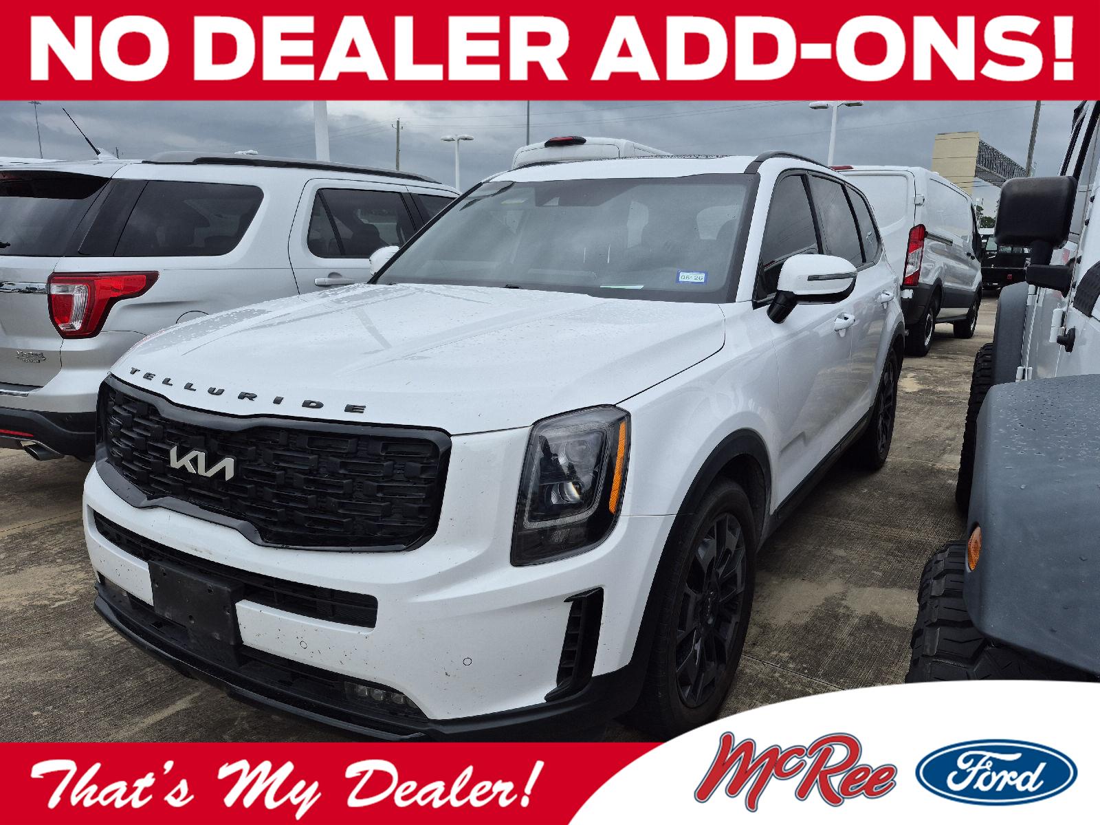 Glacial White Pearl 2022 Kia Telluride SUV / Crossover All-Wheel Drive 8-Speed Automatic