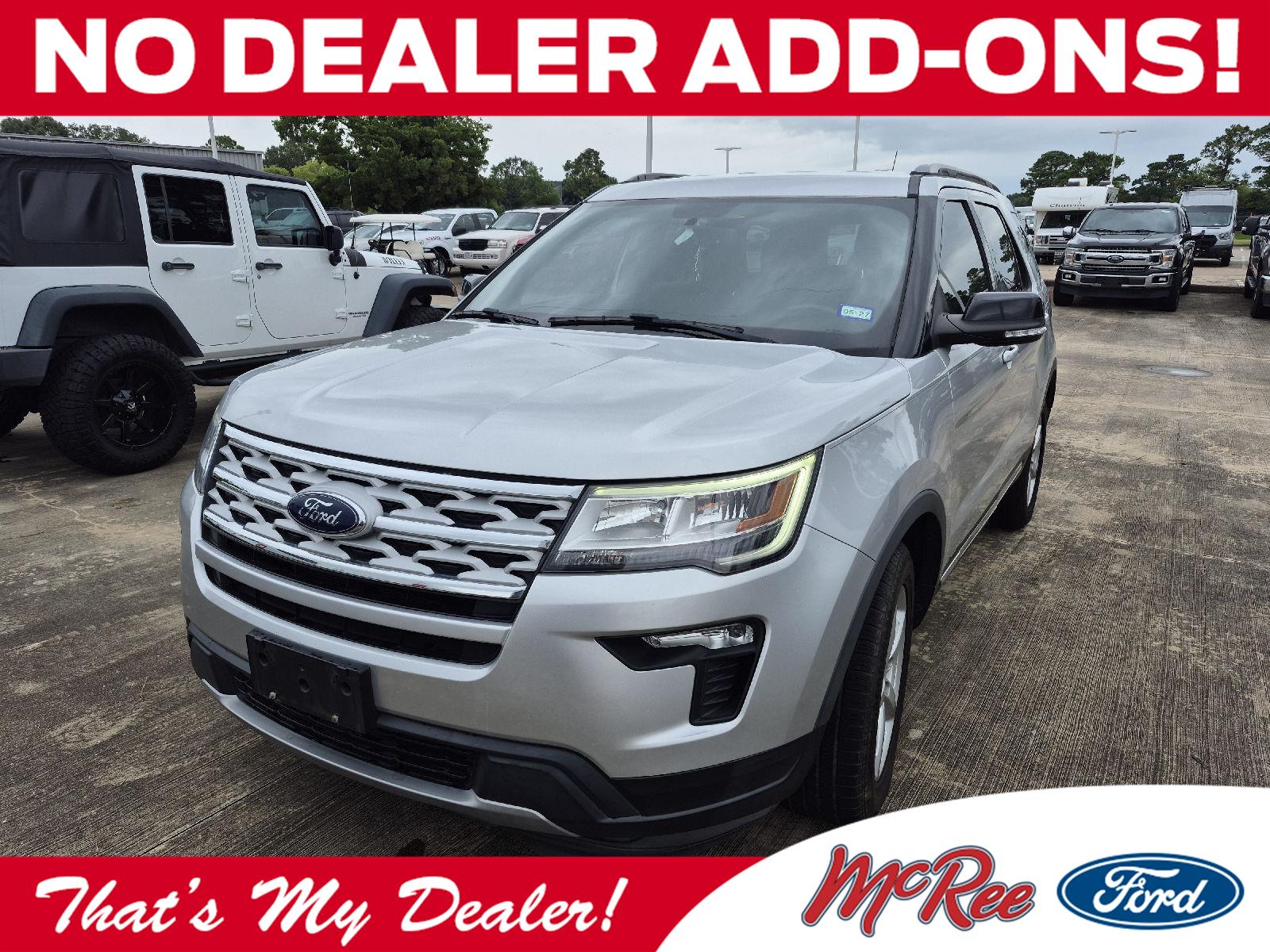 Ingot Silver 2018 Ford Explorer SUV / Crossover Front-Wheel Drive 6-Speed Automatic