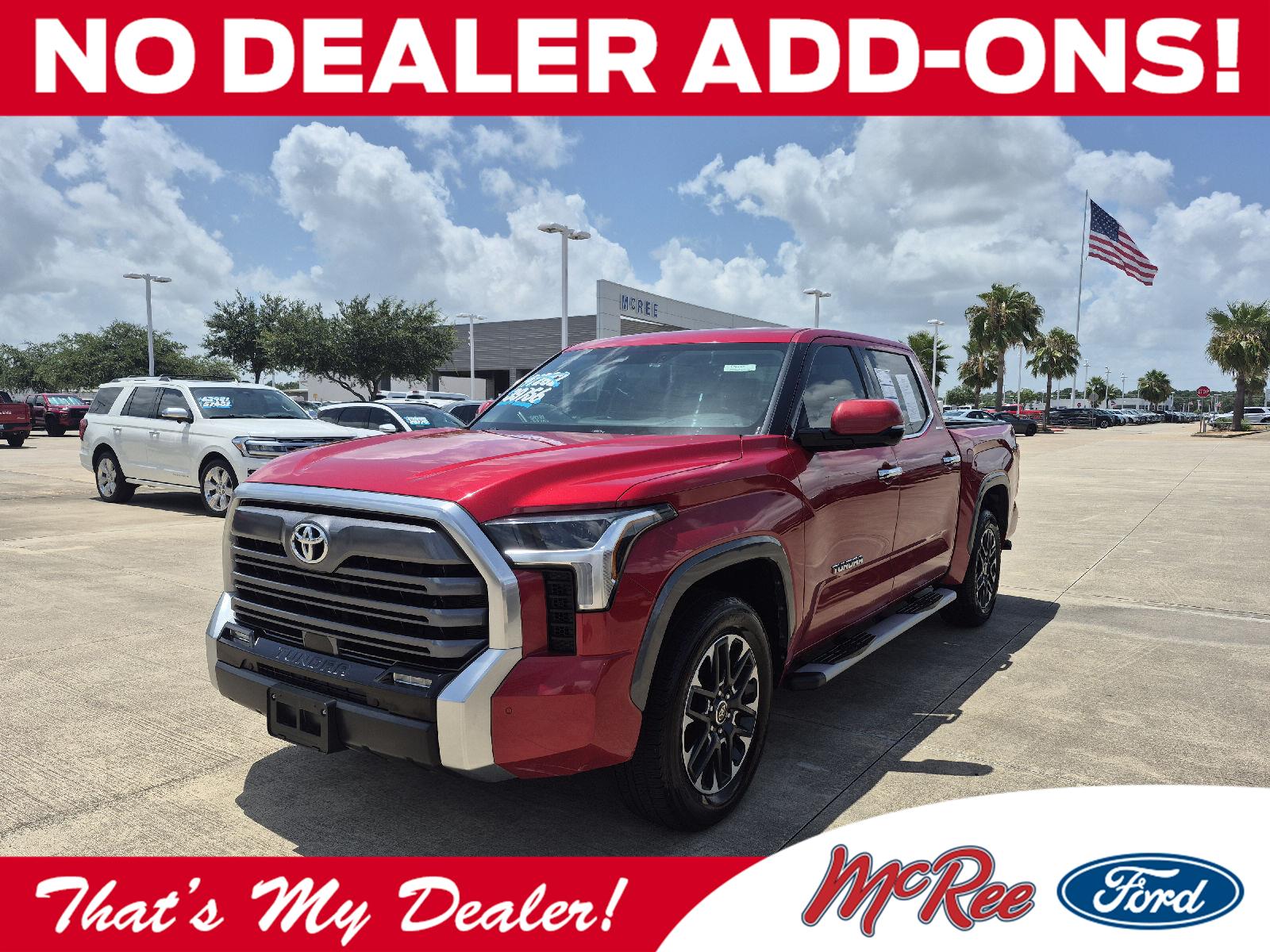 Supersonic Red 2022 Toyota Tundra Pickup Truck 4X2 Automatic