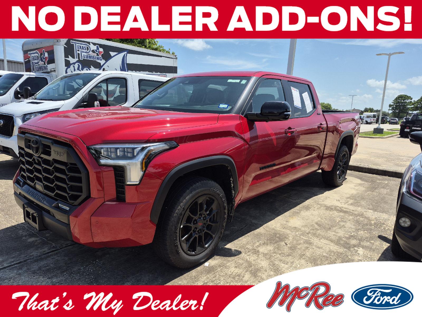 Supersonic Red 2025 Toyota Tundra Pickup Truck Four-Wheel Drive Automatic