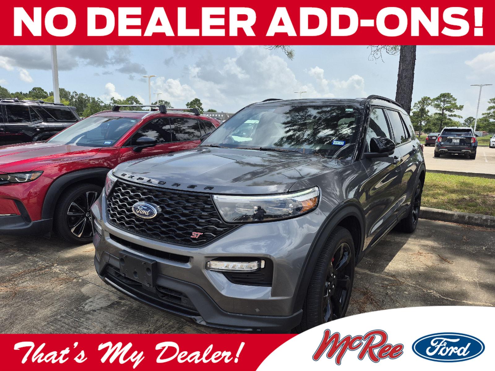 Carbonized Gray 2023 Ford Explorer SUV / Crossover All-Wheel Drive Automatic