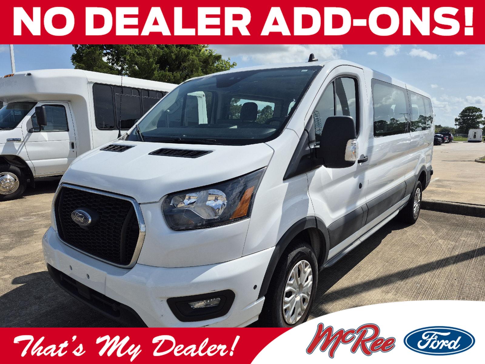 Oxford White 2024 Ford Transit Passenger Van Rear-Wheel Drive Automatic