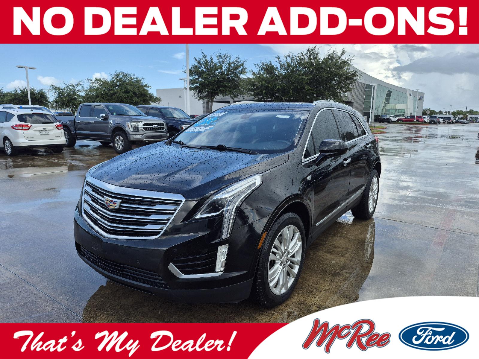Stellar Black Metallic 2017 Cadillac XT5 SUV / Crossover Front-Wheel Drive 8-Speed Automatic