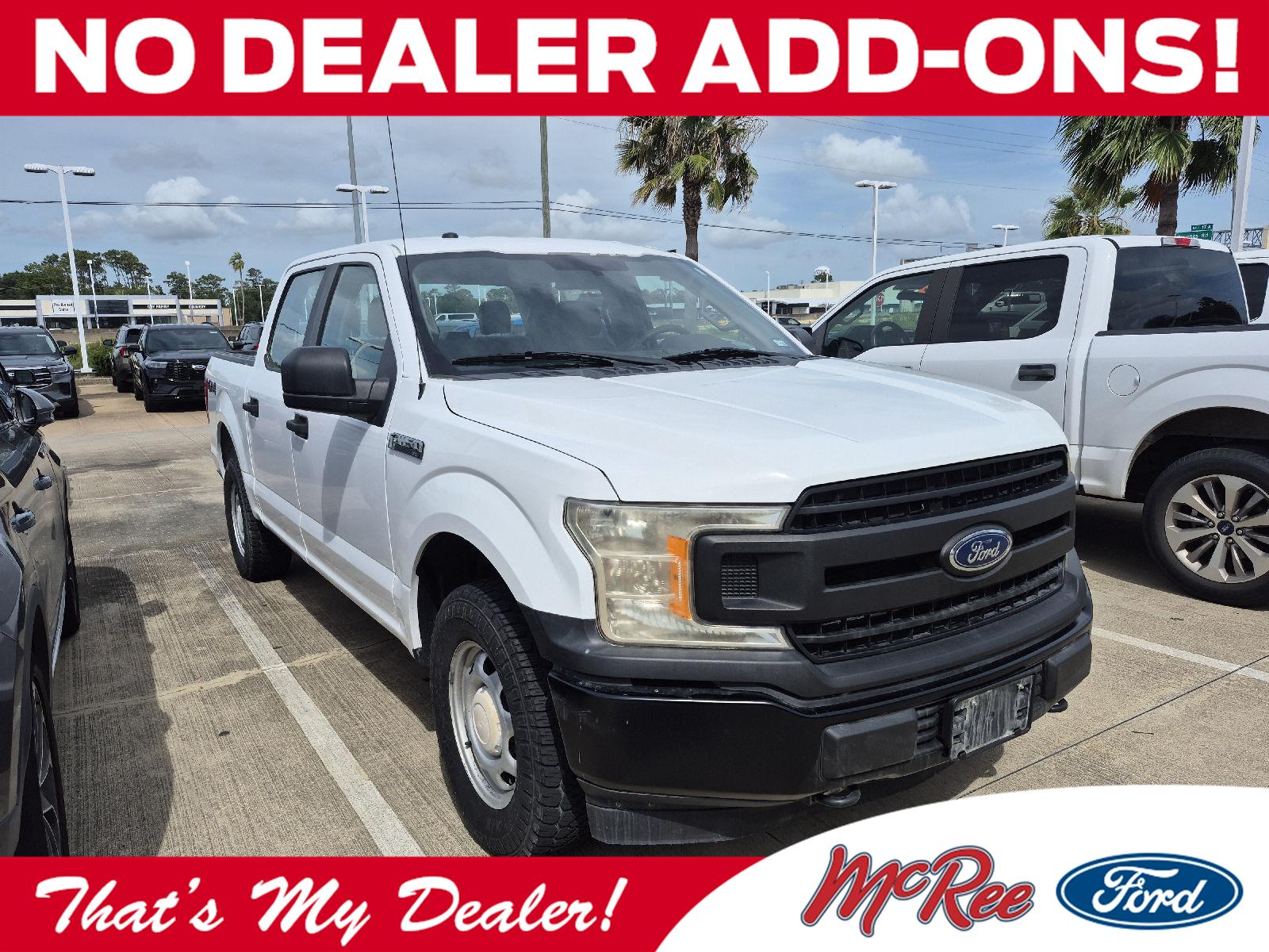 Oxford White 2018 Ford F-150 Pickup Truck Four-Wheel Drive Automatic