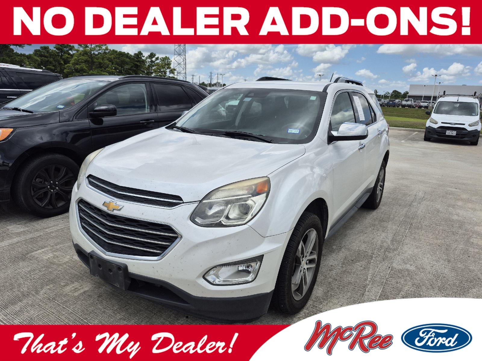White (Iridescent Pearl Tricoat) 2017 Chevrolet Equinox SUV / Crossover Front-Wheel Drive 6-Speed Automatic Overdrive