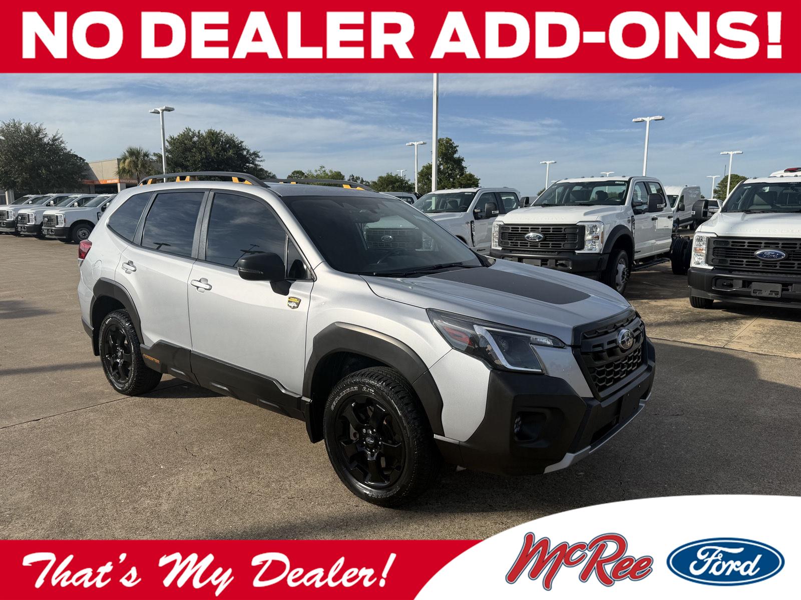 Ice Silver Metallic 2022 Subaru Forester SUV / Crossover All-Wheel Drive Continuously Variable Transmission