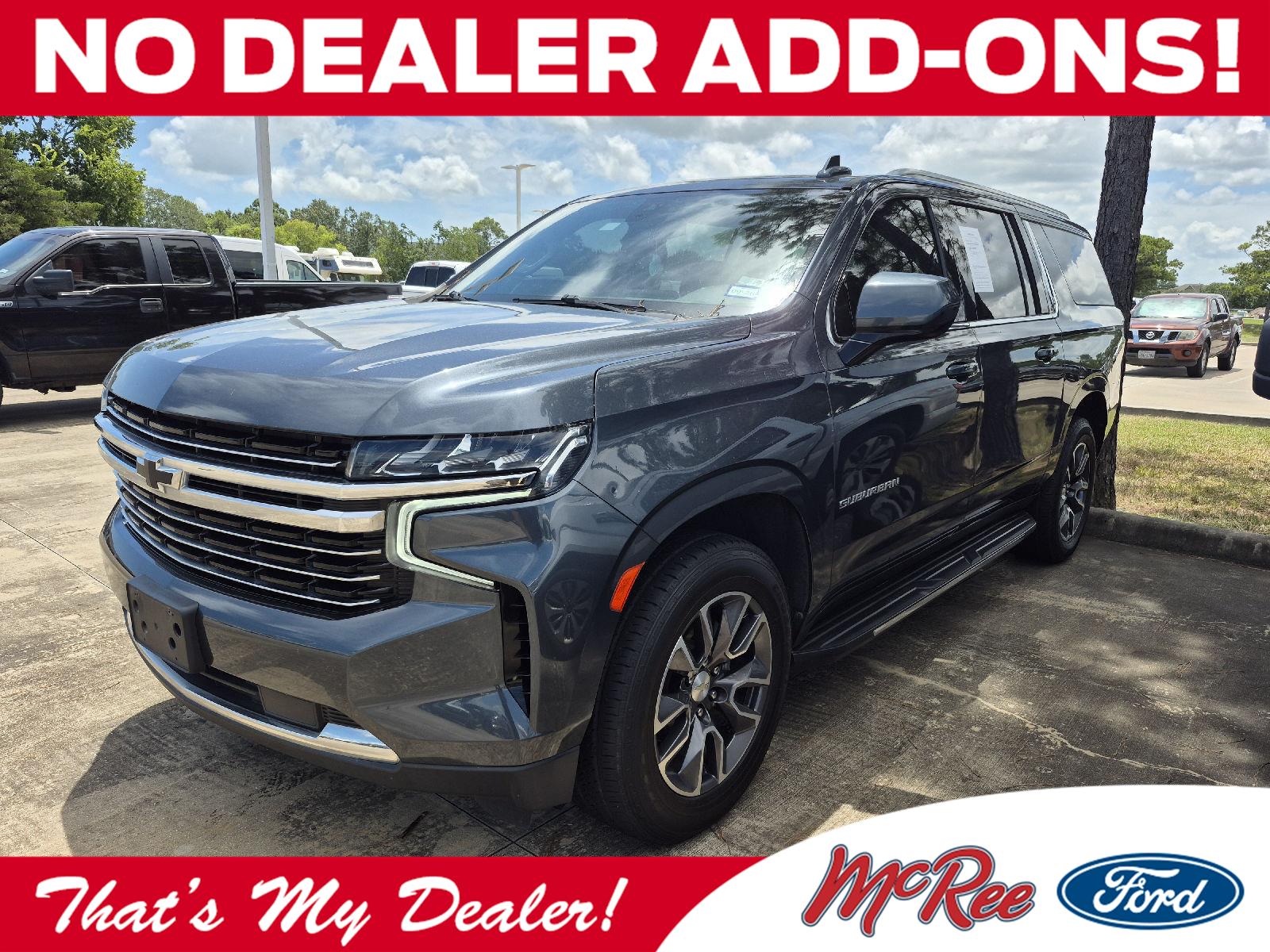 Shadow Gray Metallic 2021 Chevrolet Suburban SUV / Crossover 4X2 Automatic