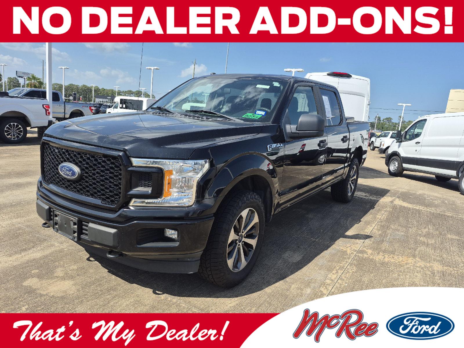 Agate Black 2019 Ford F-150 Pickup Truck Four-Wheel Drive Automatic