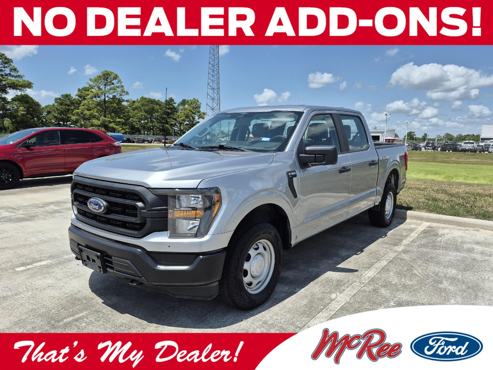 Iconic Silver 2023 Ford F-150 Pickup Truck Four-Wheel Drive Automatic