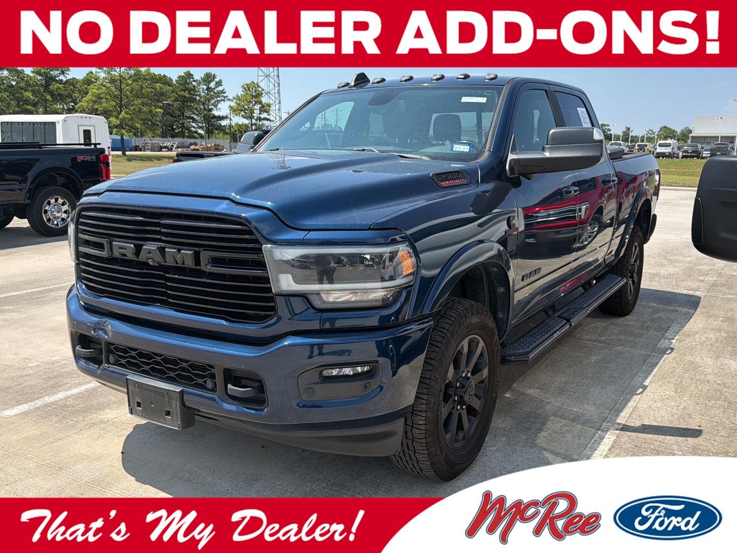 Patriot Blue Pearlcoat 2021 RAM 2500 Pickup Truck Four-Wheel Drive 6-Speed Automatic