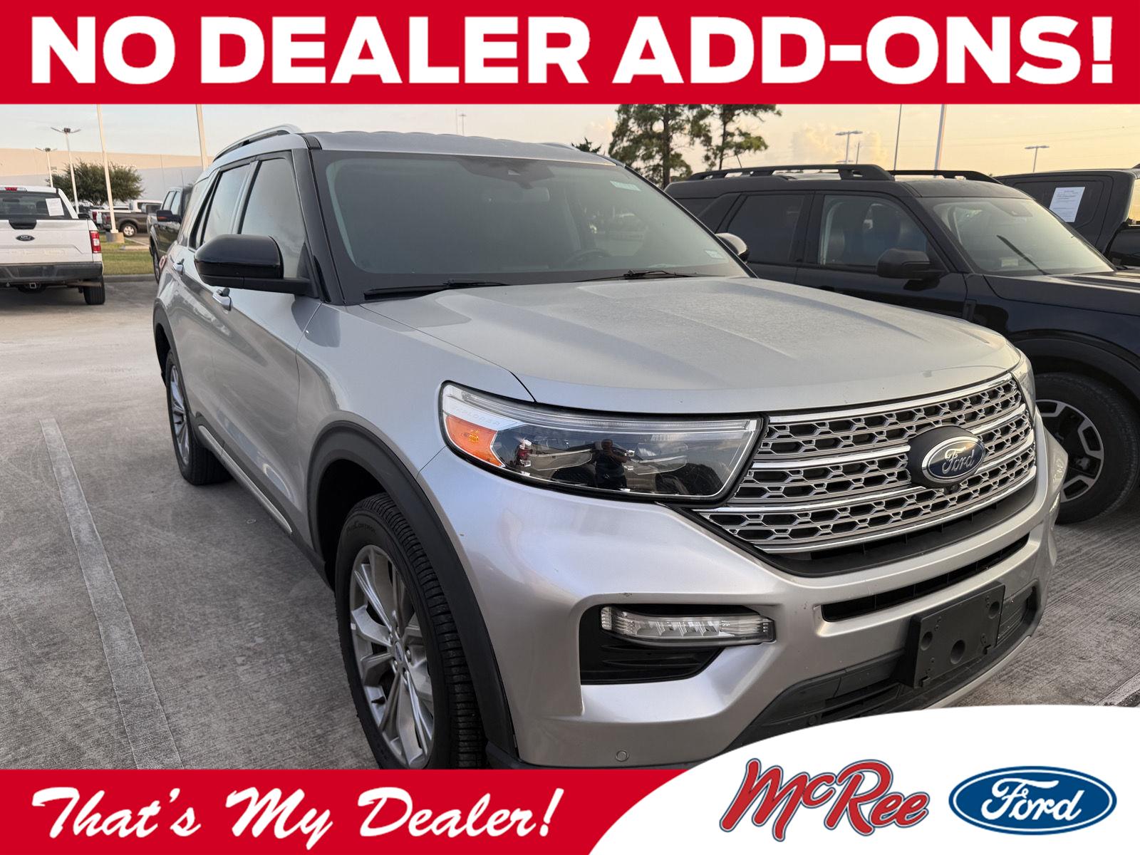 Iconic Silver 2023 Ford Explorer SUV / Crossover All-Wheel Drive Automatic