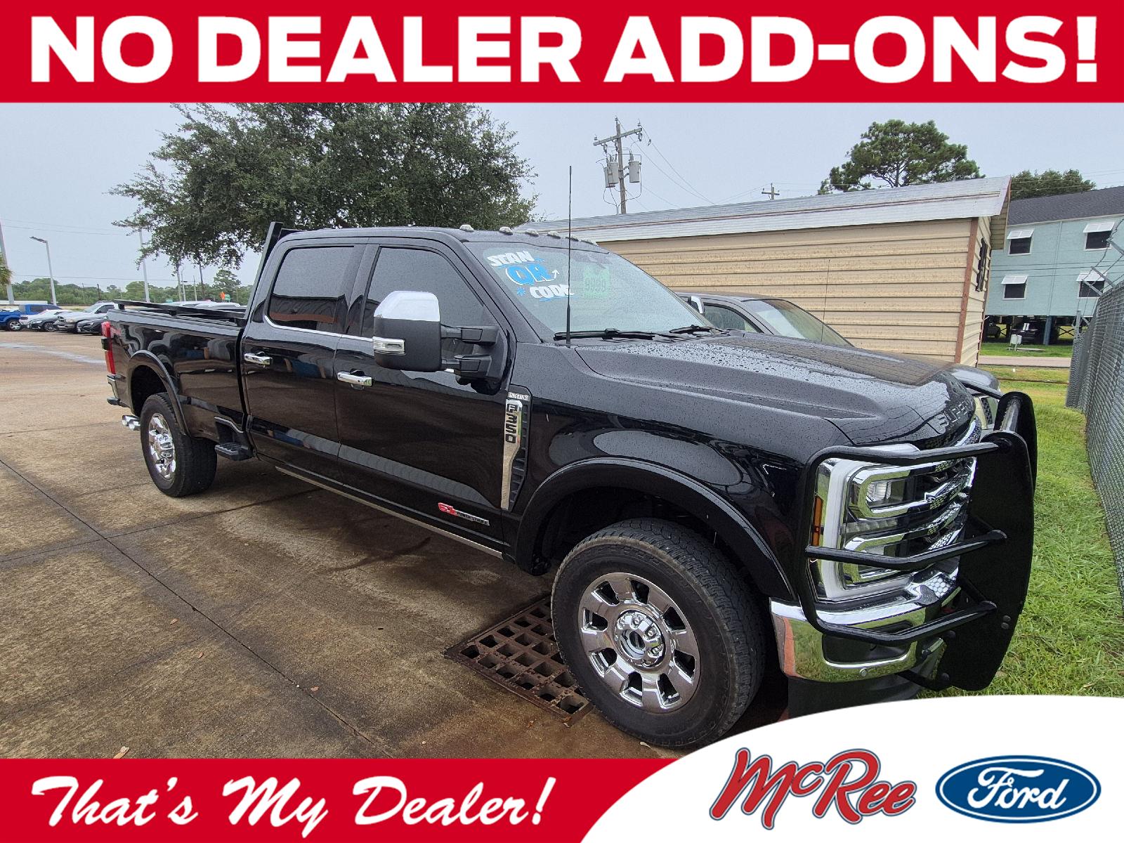 Agate Black Metallic 2025 Ford F-350 Super Duty Pickup Truck Four-Wheel Drive Automatic